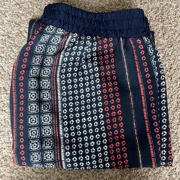 Anthropologie | Sanctuary Wide-leg Navy Blue Print - Picture 5 of 5